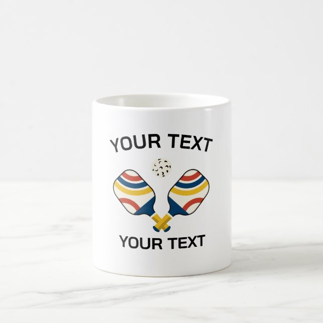 Pickleball Custom Coffee Mug (Center)