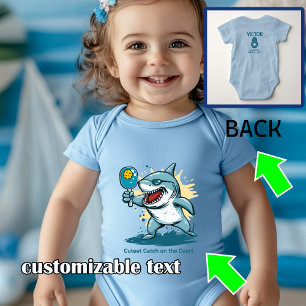 Pickleball Cutest Catch on the Court Baby Bodysuit