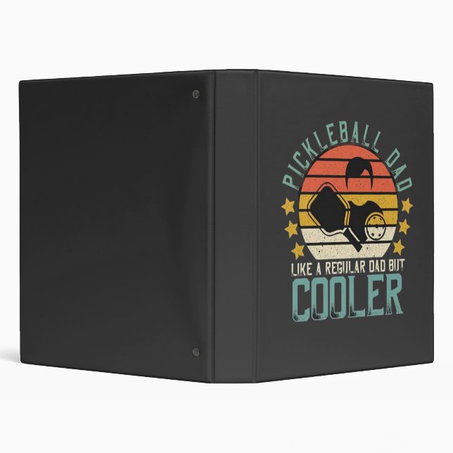 Pickleball Dad Like A Regular Dad But Cooler Binder (Background)