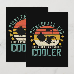 Pickleball Dad Like A Regular Dad But Cooler Enclosure Card