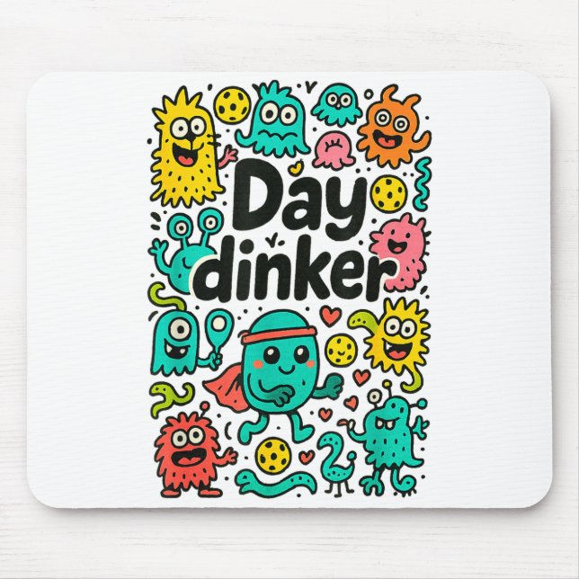 Pickleball day dinker  mouse pad (Front)