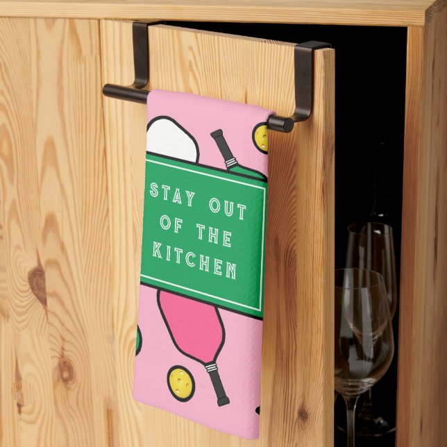 Pickleball Decor Kitchen Towel (Thirds Fold)