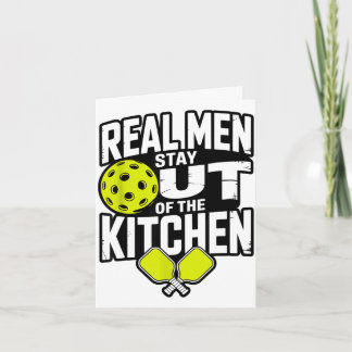 Pickleball design for men boys pickle ball card