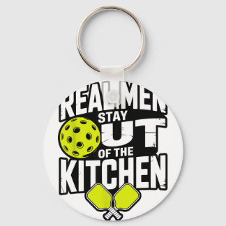 Pickleball design for men boys pickle ball keychain