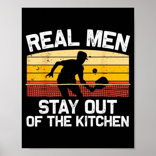 Pickleball Design For Men Boys Pickle Ball Pickleb Poster (Front)