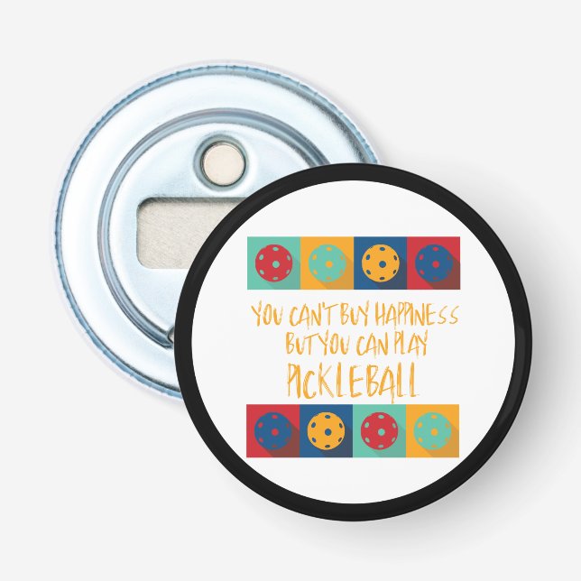 Pickleball design for pickleball lovers bottle opener (Front)