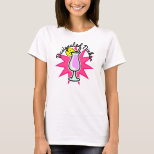 Pickleball Designated Dinker - Pink Cocktail T-Shirt