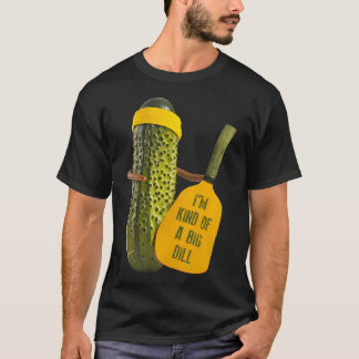 Pickleball Dill Pickle With Paddle Funny Sweatband T-Shirt