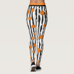 Pickleball Dink & Dash Stripes Leggings