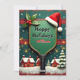 Pickleball🎅 Dink the Halls! Holiday Card