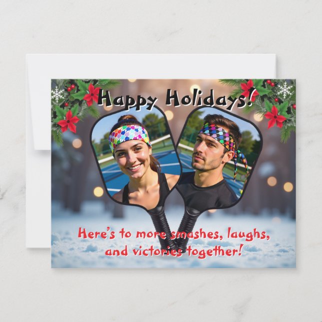 Pickleball Double Trouble & Holiday Hustle (Front)