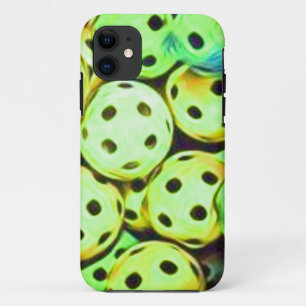 Pickleball Dream Yellow and Green Balls iPhone 11 Case