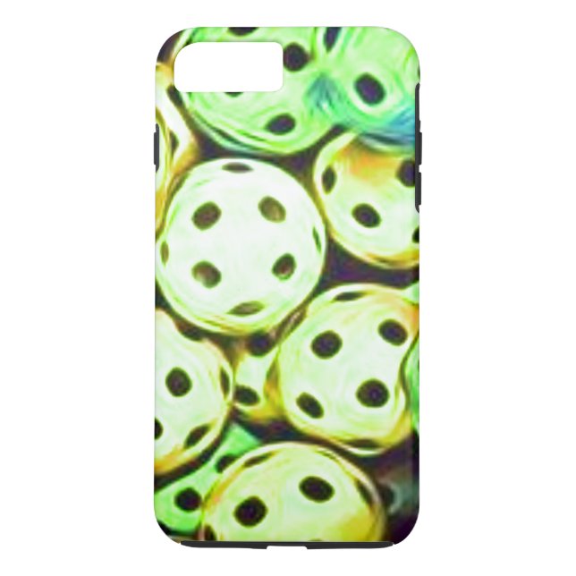 Pickleball Dream Yellow and Green Balls Case-Mate iPhone Case (Back)