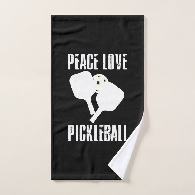 Pickleball drôle  (Serviette à main)