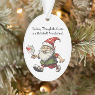 🎄 Pickleball Dwarf's Holiday Match 🎄 Ornament