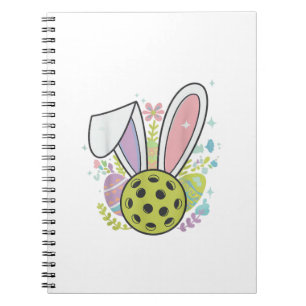 Pickleball Easter T-Shirt Notebook