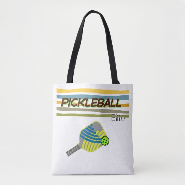 Pickleball Elite player sport Tote Bag (Front)