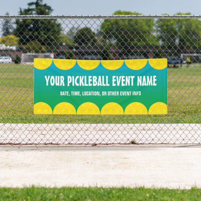Pickleball Event or Tournament Banner (Insitu)