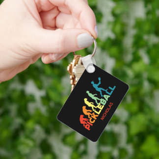 Pickleball Evolution Funny Custom Name Keychain