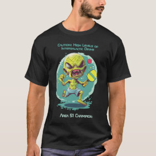Pickleball Extraterrestrial Dinks & Smashes T-Shirt