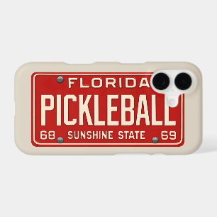 Pickleball Fan   Retro FL License Plate Cell Phone