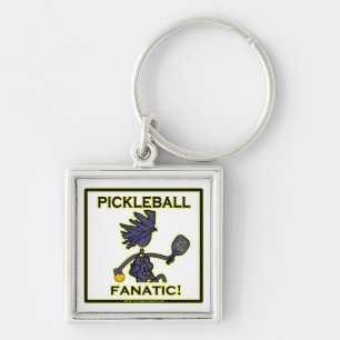 Pickleball Fanatic Gifts & T Shirts Keychain