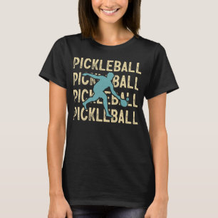 Pickleball five time with a player hitting ball T-Shirt