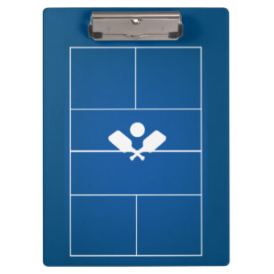 Pickleball for  for coach & player clipboard