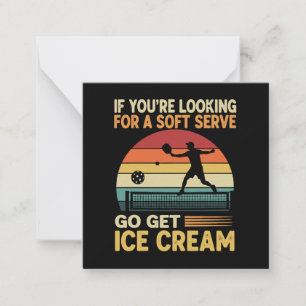 Pickleball for Men Women Card