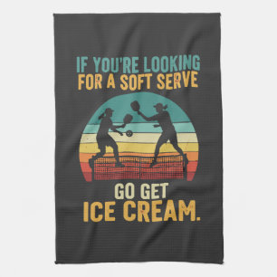 Pickleball for Men Women Kitchen Towel