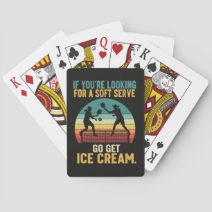 Pickleball for Men Women Playing Cards