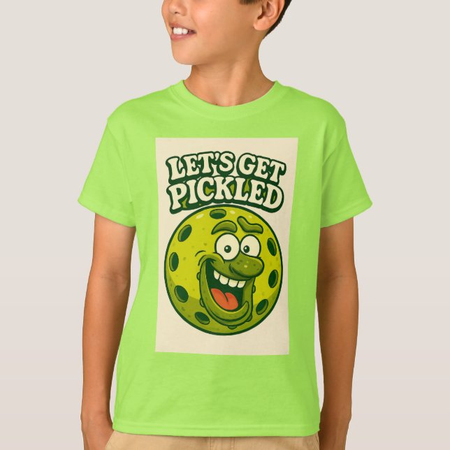 Pickleball Fun Boys T-shirt (Front)