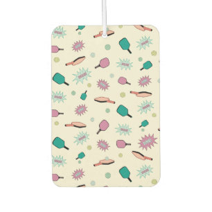 Pickleball! Fun Colourful Pattern Air Freshener
