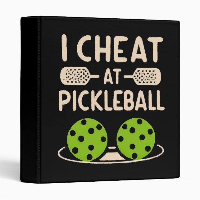 Pickleball Funny Binder (Front/Spine)