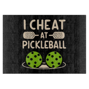Pickleball Funny Cutting Board
