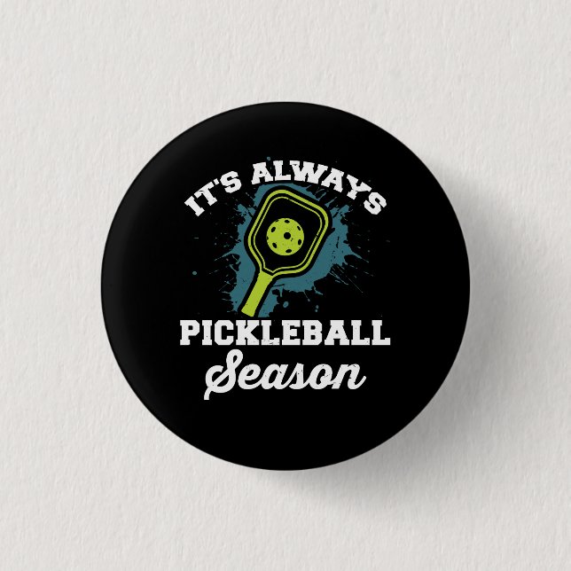 Pickleball Funny Pickleball Gifts 1 Inch Round Button (Front)
