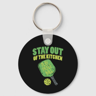 Pickleball Funny Pickleball Gifts Keychain