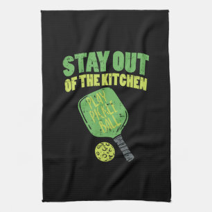 Pickleball Funny Pickleball Gifts Kitchen Towel