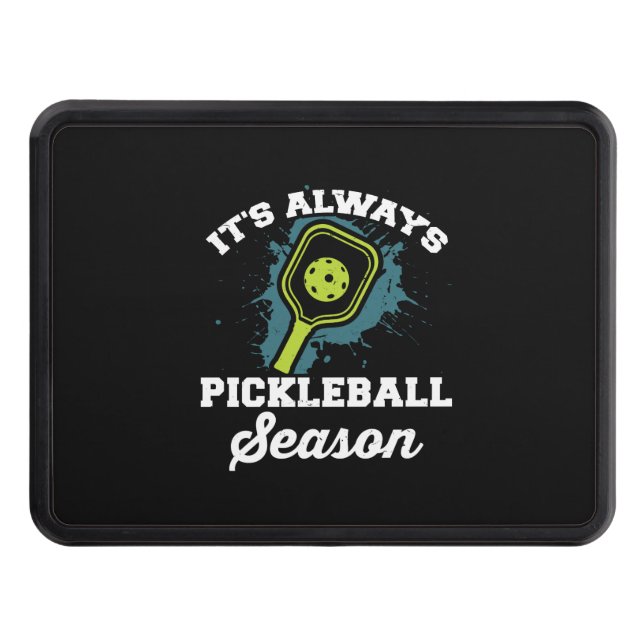 Pickleball Funny Pickleball Gifts Trailer Hitch Cover (Front)