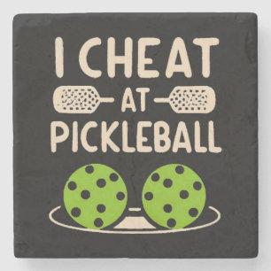 Pickleball Funny Stone Coaster