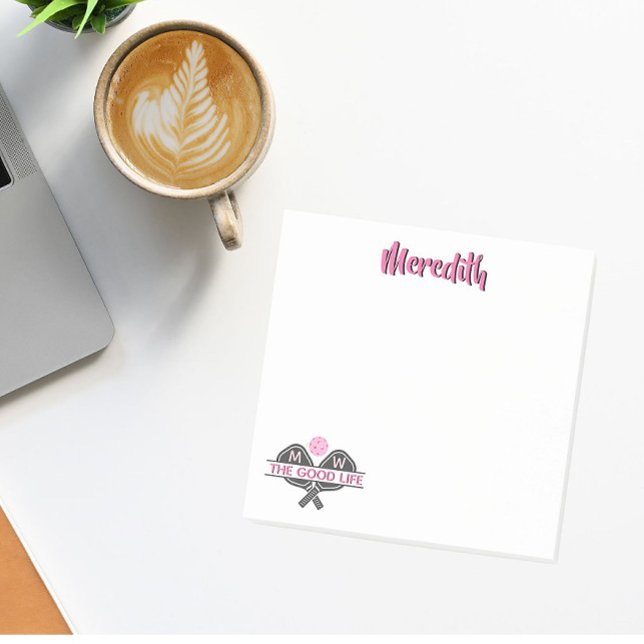 PIckleball Gal Good Life Post-it Notes (Creator Uploaded)