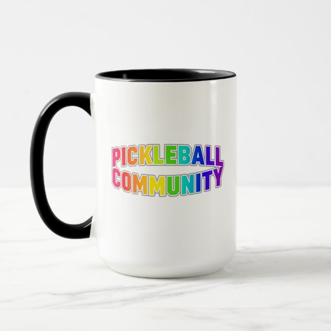 Pickleball games mug. mug (Left)