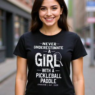 Pickleball Gift Funny Saying Type Personalized T-Shirt