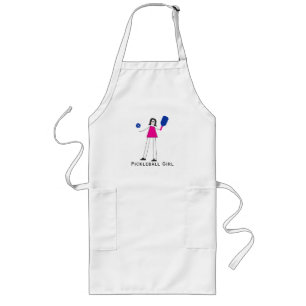 Pickleball Girl Long Apron