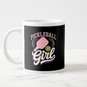 Pickleball Girl Player Large Coffee Mug