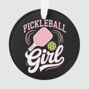 Pickleball Girl Player Ornament