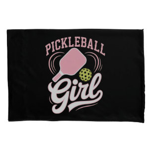 Pickleball Girl Player Pillowcase