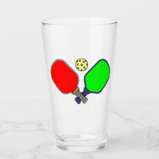 Pickleball glass. Glass Cup