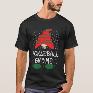 Pickleball Gnome Matching Family Group Christmas P T-Shirt