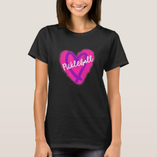 Pickleball Graffiti Street Style Heart T-Shirt